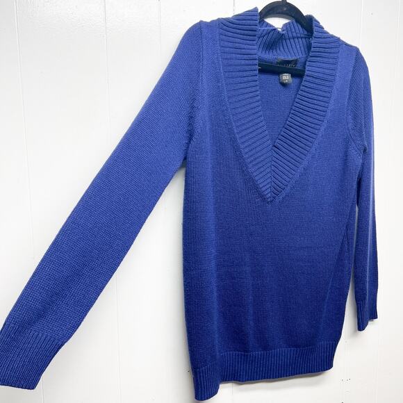 Attention V-Neck Long Sleeve Pullover Women's Sweater Size Large - Picture 5 of 12